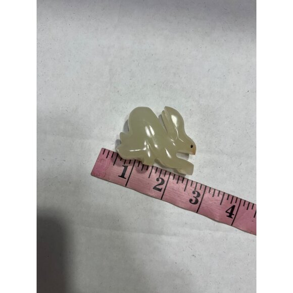 Carved Jade Rabbit Figurine - Picture 7 of 7